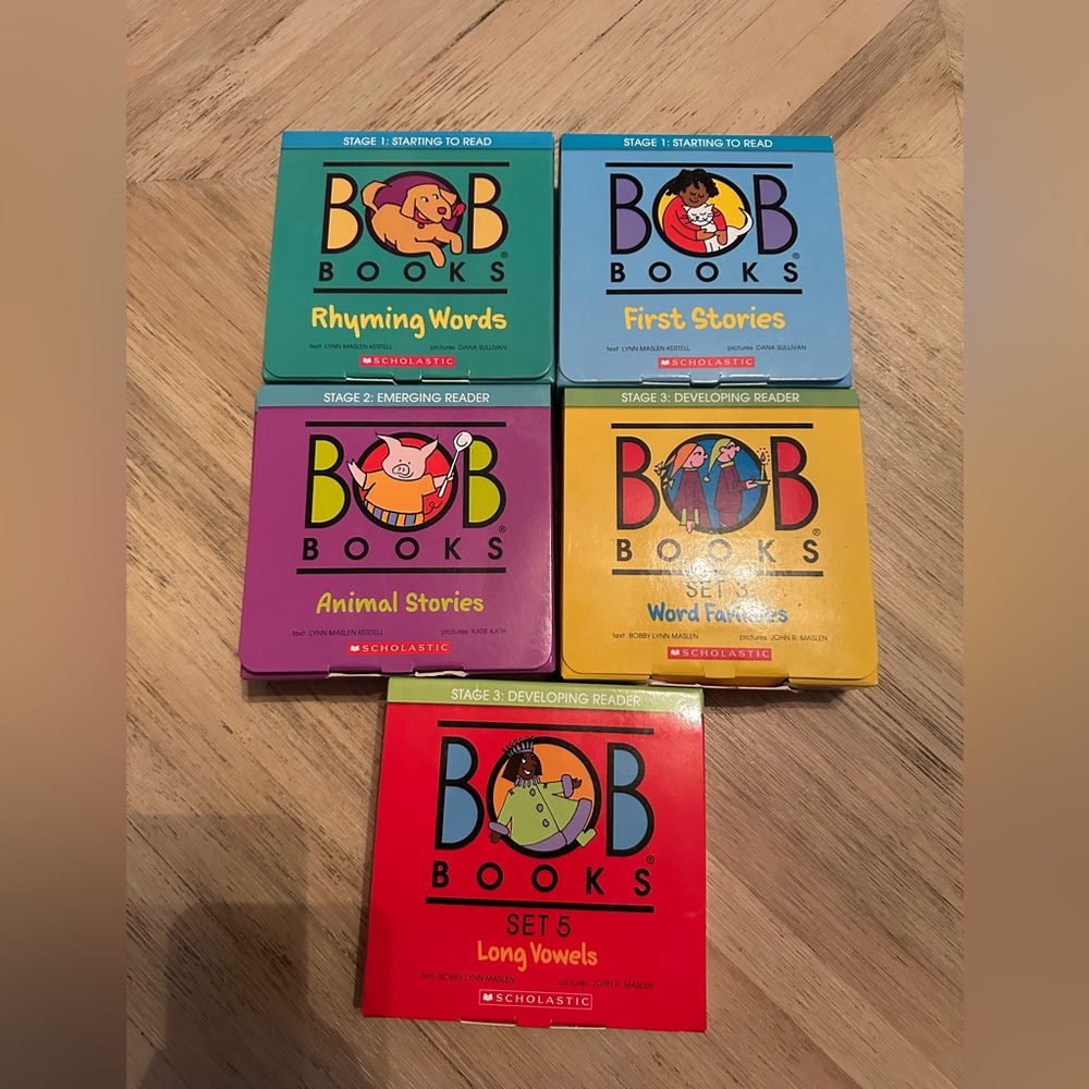 Lots of 5 sets of Bon Books